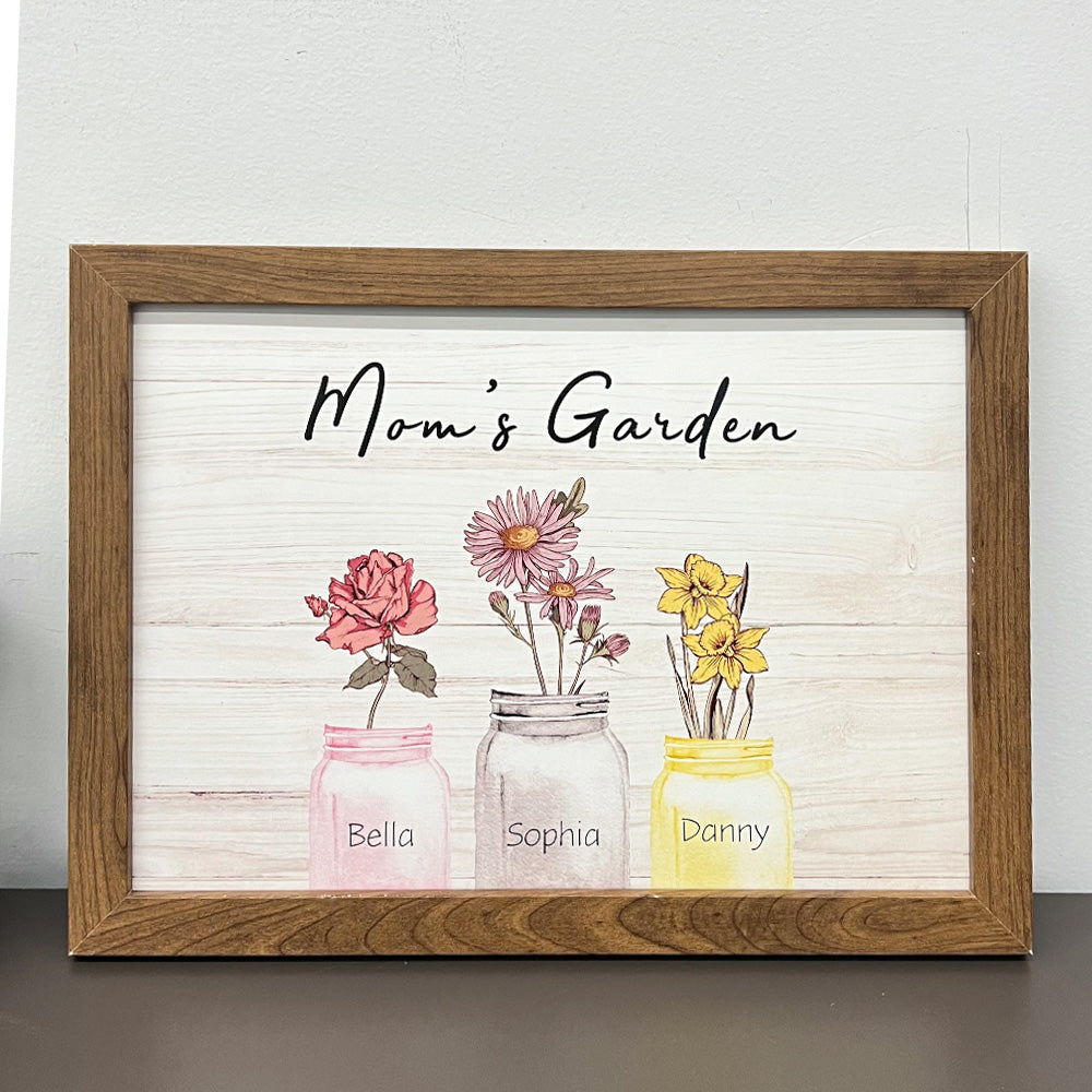 50 OFF Personalized Birth Flower Vase Names Frame OMGCUSTOM 50-off-personalized-birth-flower-vase-names-frame-omgcustom