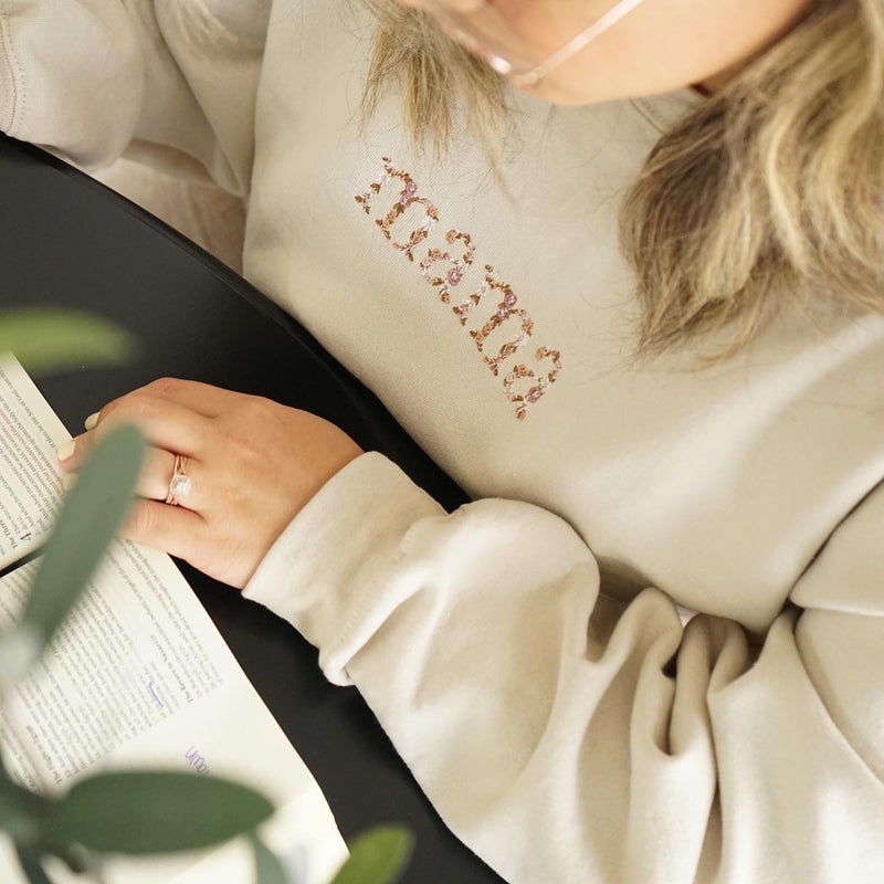 50% OFF❤️Personalized Floral Mama Sweatshirt🌸Hoodie