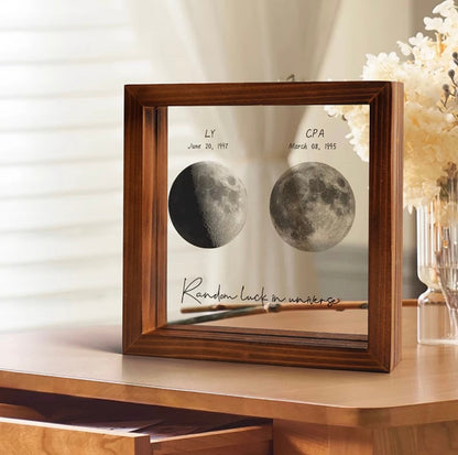 50%OFF🌔Custom Birth Moon Phases LED Light Frame