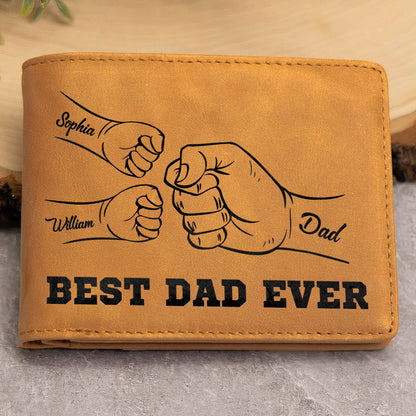 50% OFF🔥Personalized Leather Wallet-Best Father's Day Gift