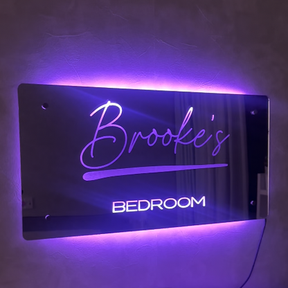 50% OFF🔥Personalized Name Mirror - Light Up Mirror