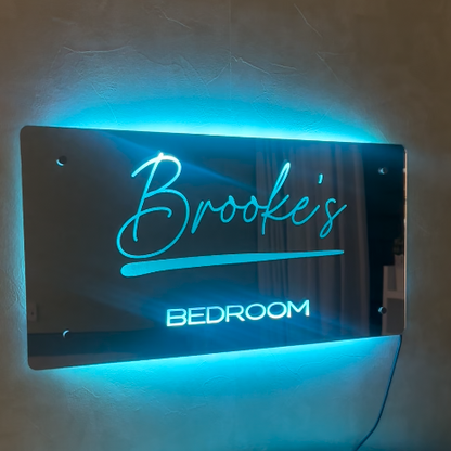 50% OFF🔥Personalized Name Mirror - Light Up Mirror