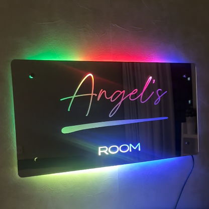 50% OFF🔥Personalized Name Mirror - Light Up Mirror